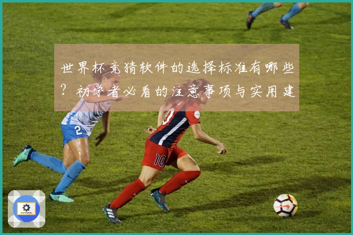 世界杯竞猜软件的选择标准有哪些?初学者必看的注意事项与实用建议